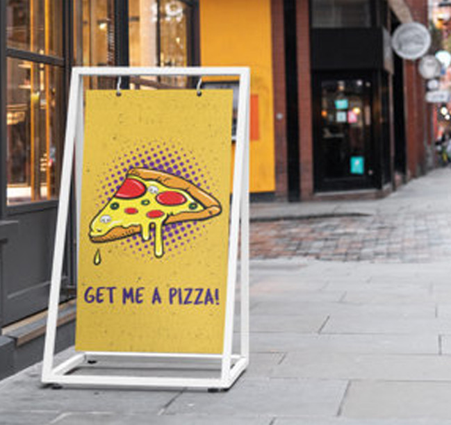 Outdoor Sign on the Street